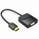 CONVERSOR VENTION 42154/ HDMI MACHO - VGA HEMBRA/ 15CM/ NEGRO