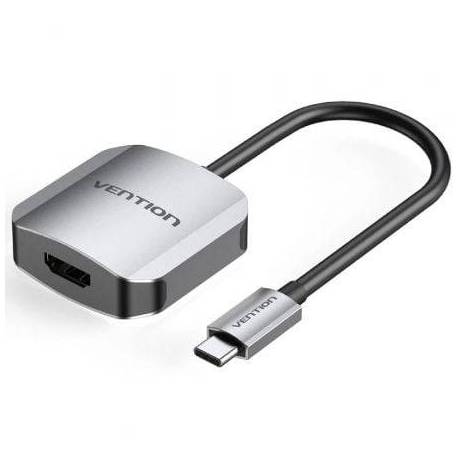 CONVERSOR VENTION TDEHB/ USB TIPO-C MACHO - HDMI HEMBRA/ 15CM/ PLATA