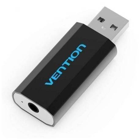 TARJETA DE SONIDO VENTION VAB-S15-B/ USB MACHO - JACK 3.5 HEMBRA