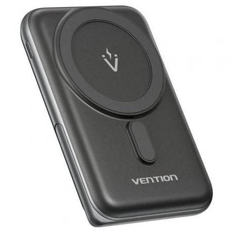 POWERBANK 10000MAH VENTION FHNB0/ 20W/ WIRELESS/ NEGRA