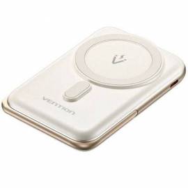 POWERBANK 10000MAH VENTION FHNW0/ 20W/ WIRELESS/ BLANCA