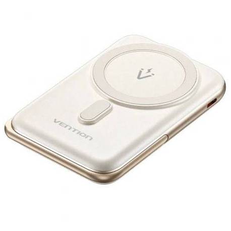 POWERBANK 10000MAH VENTION FHNW0/ 20W/ WIRELESS/ BLANCA