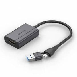 ADAPTADOR VENTION ACYHB/ USB TIPO-C MACHO/ USB MACHO - HDMI HEMBRA