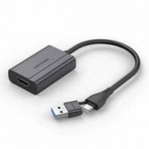 ADAPTADOR VENTION ACYHB/ USB TIPO-C MACHO/ USB MACHO - HDMI HEMBRA