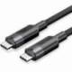 CABLE USB 3.2 TIPO-C 5A VENTION TRGBH/ USB TIPO-C MACHO - USB TIPO-C MACHO/ HASTA 100W/ 10GBPS/ 2M/ NEGRO