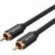 CABLE ESTÉREO VENTION VAB-R09-B100/ RCA MACHO - RCA MACHO/ 1M/ NEGRO