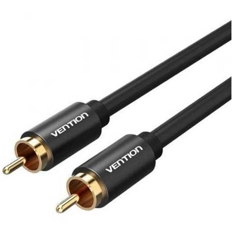 CABLE ESTÉREO VENTION VAB-R09-B100/ RCA MACHO - RCA MACHO/ 1M/ NEGRO