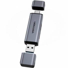 LECTOR DE TARJETAS EXTERNO VENTION CLLH0/ USB 3.0/ USB TIPO-C