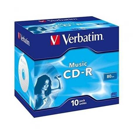 CD-R VERBATIM MUSIC 16X/ CAJA-10UDS