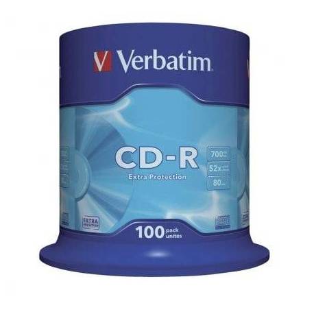 CD-R VERBATIM DATALIFE 52X/ TARRINA-100UDS