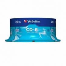 CD-R VERBATIM DATALIFE 52X/ TARRINA-25UDS