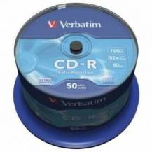 CD-R VERBATIM DATALIFE 52X/ TARRINA-50UDS